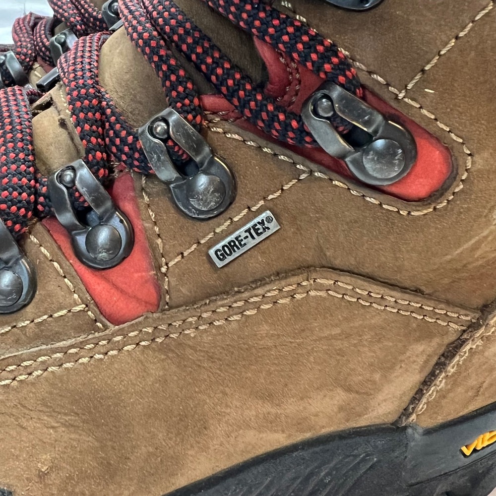Danner Expedition GTX 6 Hiking Boots Womens 6 Brown Red Leather Gore-Tex 43752 - Picture 9 of 12